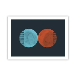 Poster - Alleen geometrie? - 70x50 cm