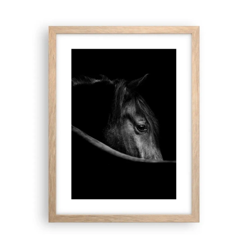 Een poster in een licht eiken lijst - Zwarte Prins - 30x40 cm