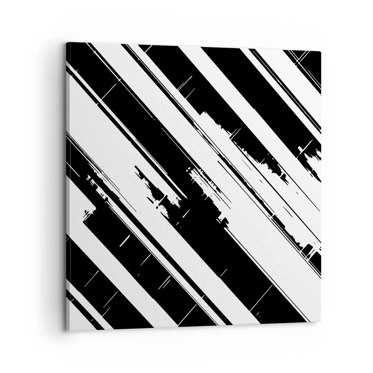 Schilderen op canvas - Een intense en dynamische compositie - 60x60 cm