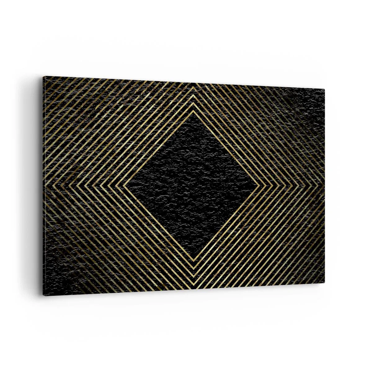 Schilderen op canvas - Geometrie in glamoureuze stijl - 120x80 cm