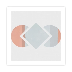 Poster - De situatie is duidelijk - 50x50 cm