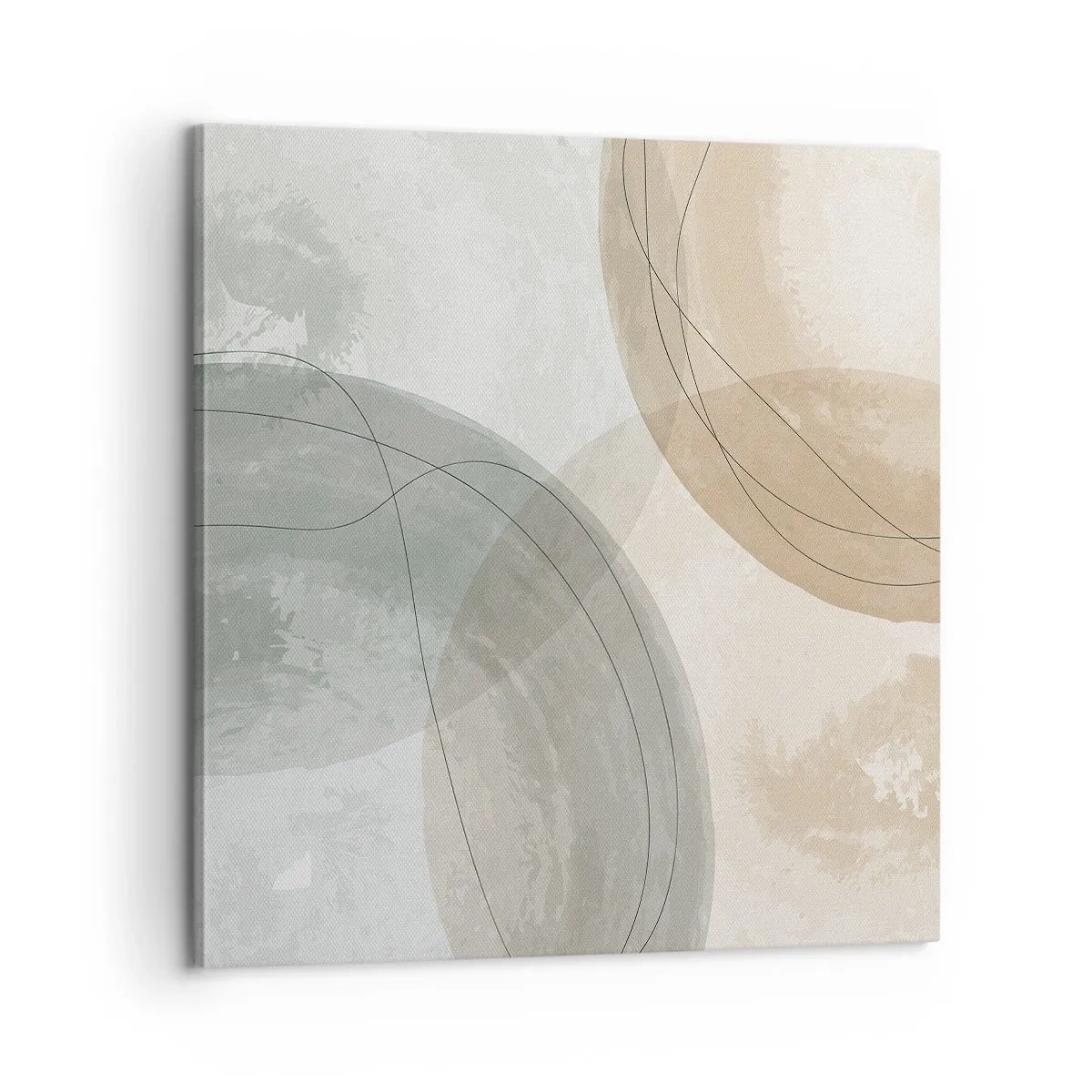 Schilderen op canvas - Indringende werelden - 60x60 cm