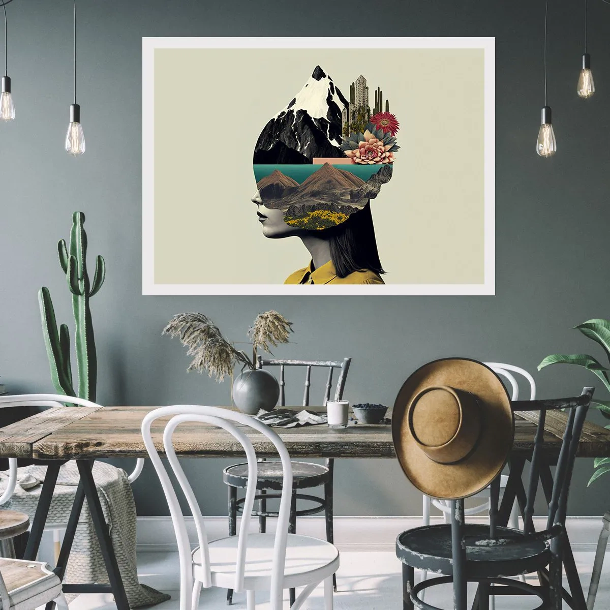 Poster - Vrouw – altijd een mysterie - 100x70 cm