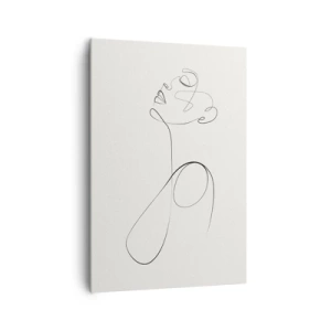 Schilderen op canvas - Loopt in dromen - 70x100 cm