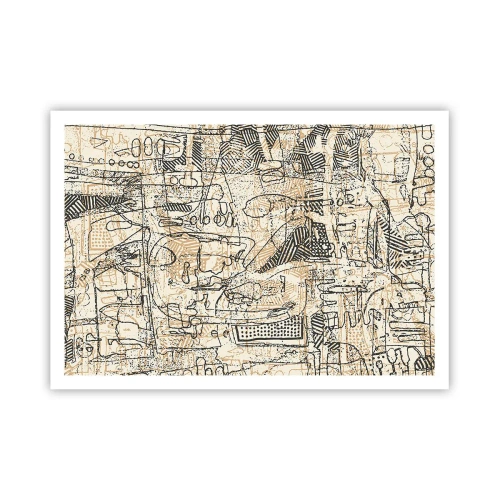 Poster - Het wacht om te worden gedecodeerd - 100x70 cm