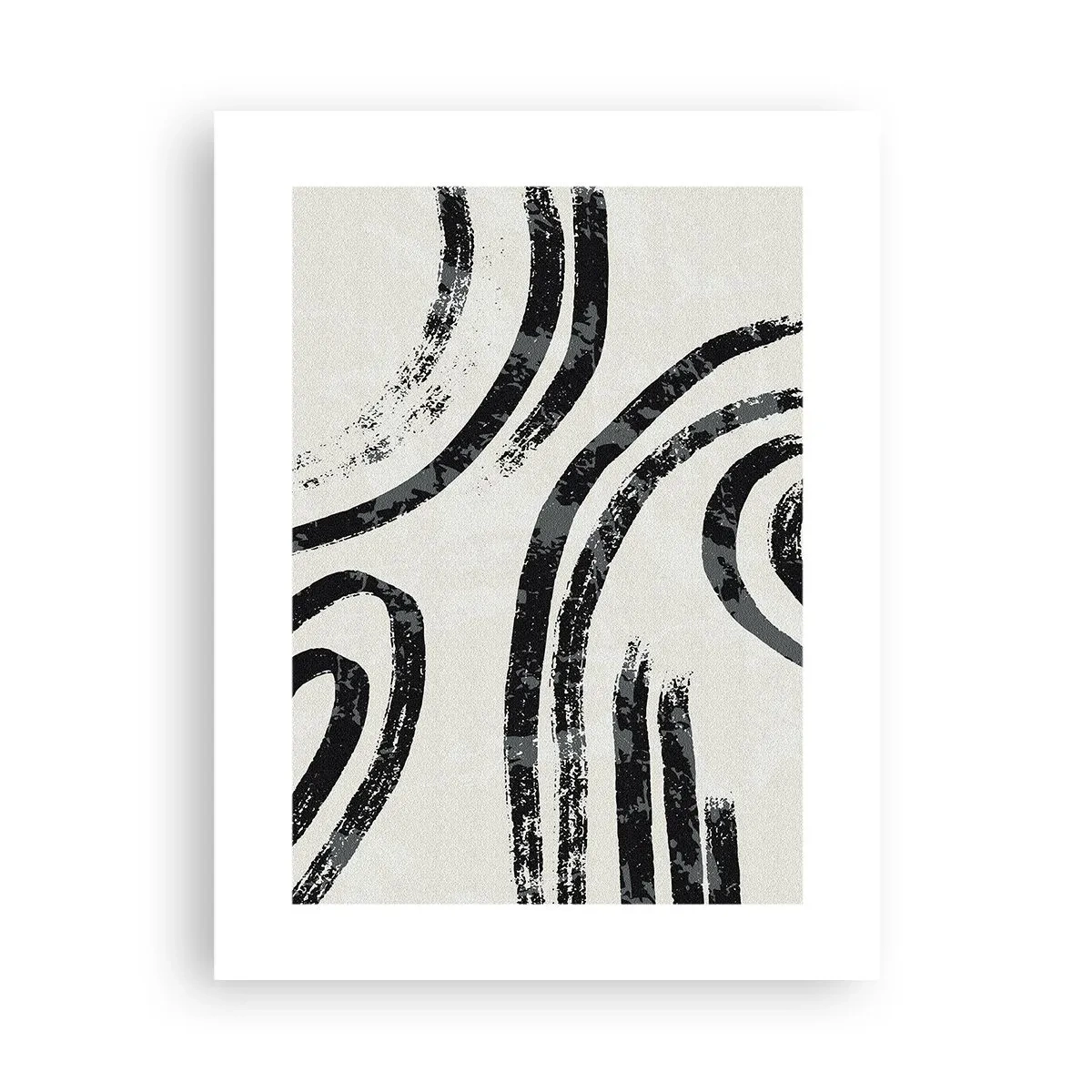 Poster - Half gestopt - 30x40 cm