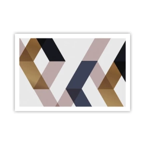 Poster - Vlakken en hoeken - 91x61 cm