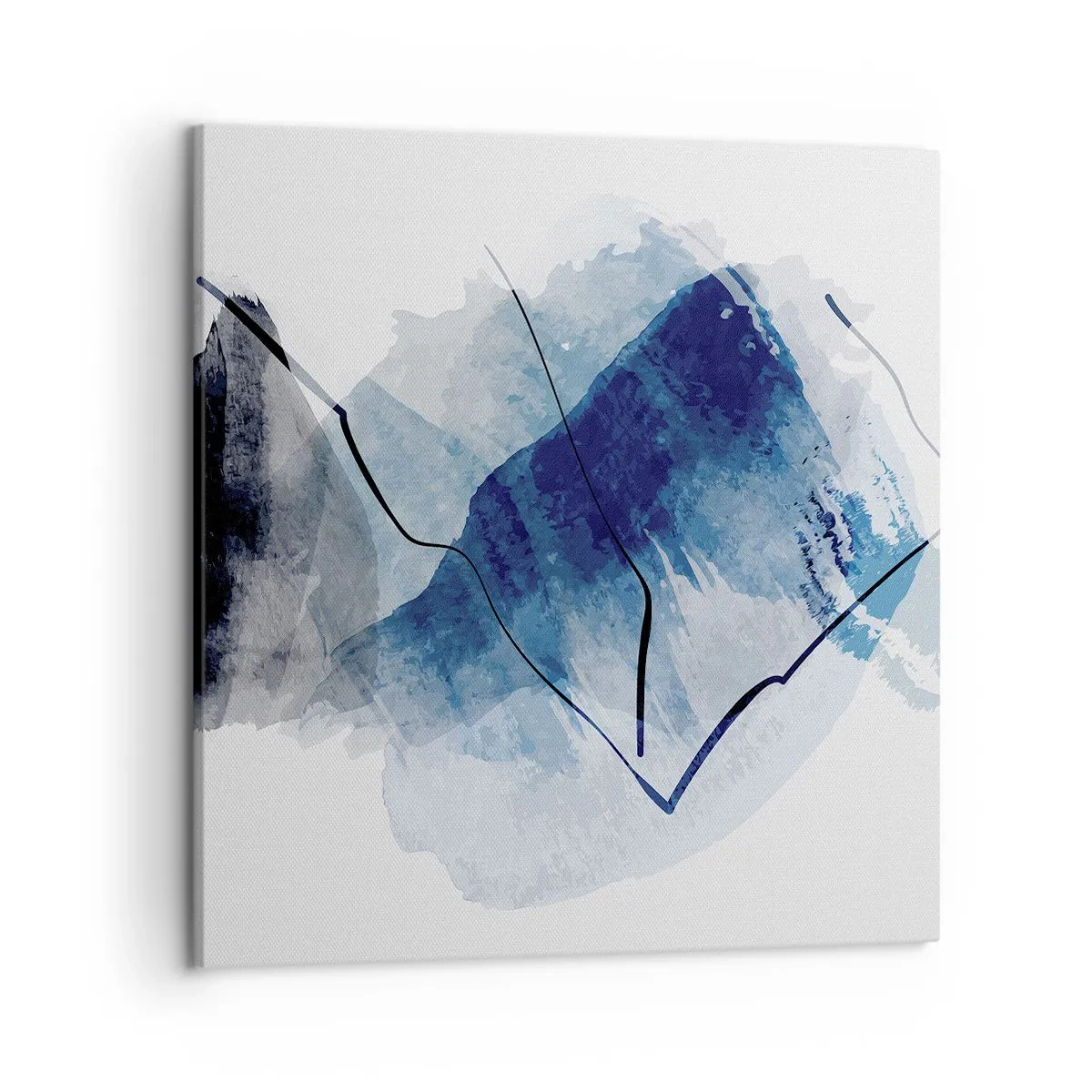 Schilderen op canvas - Ijsberg - 50x50 cm