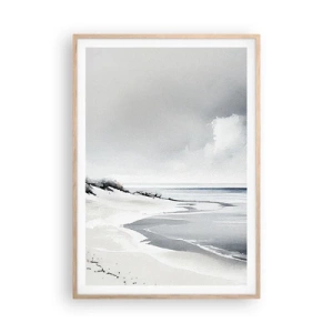 Een poster in een licht eiken lijst - Voor altijd samen - 70x100 cm