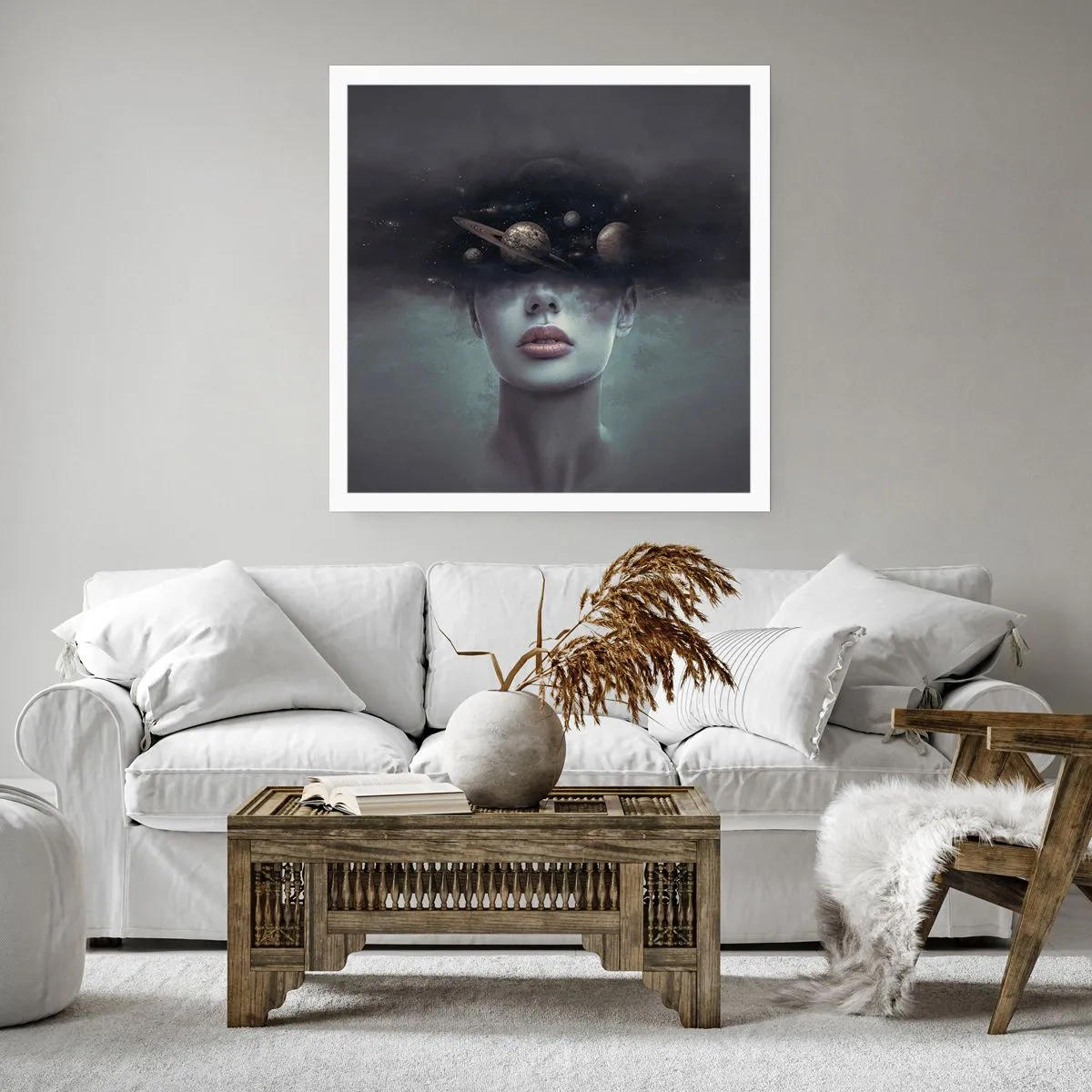 Poster - En de planeten worden gek... - 40x40 cm