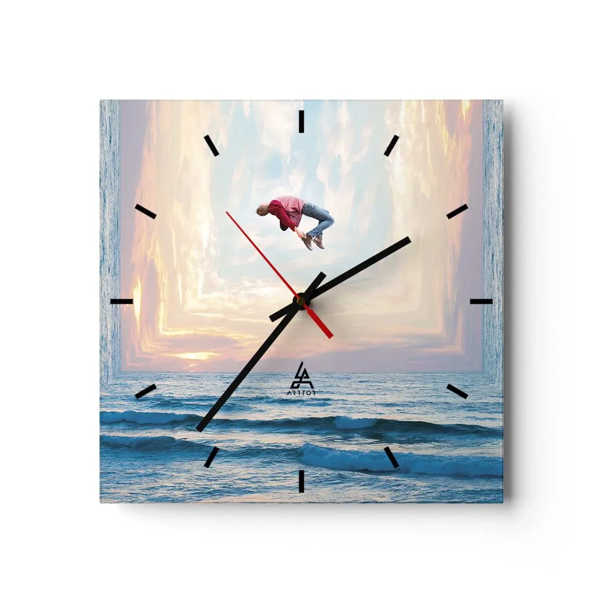 Wandklok - Klok - Naar een andere dimensie - 30x30 cm