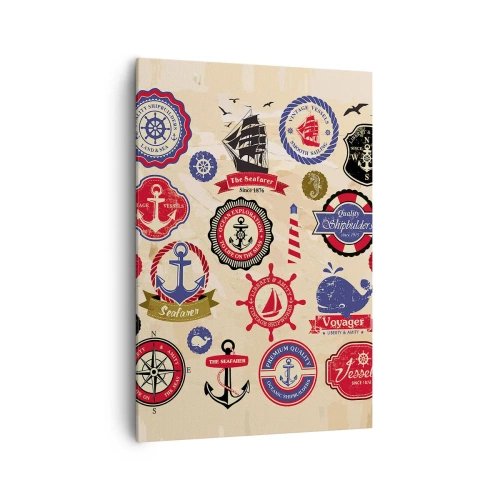 Schilderen op canvas - Zeilende broederschap - 70x100 cm