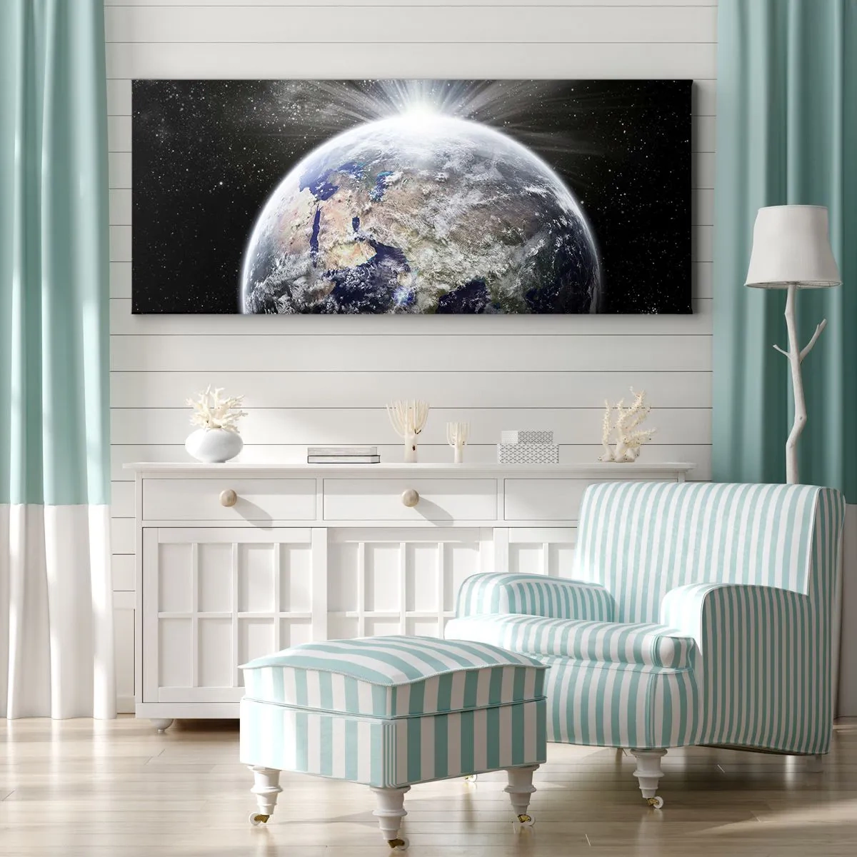 Schilderen op canvas - In volle pracht - 100x40 cm