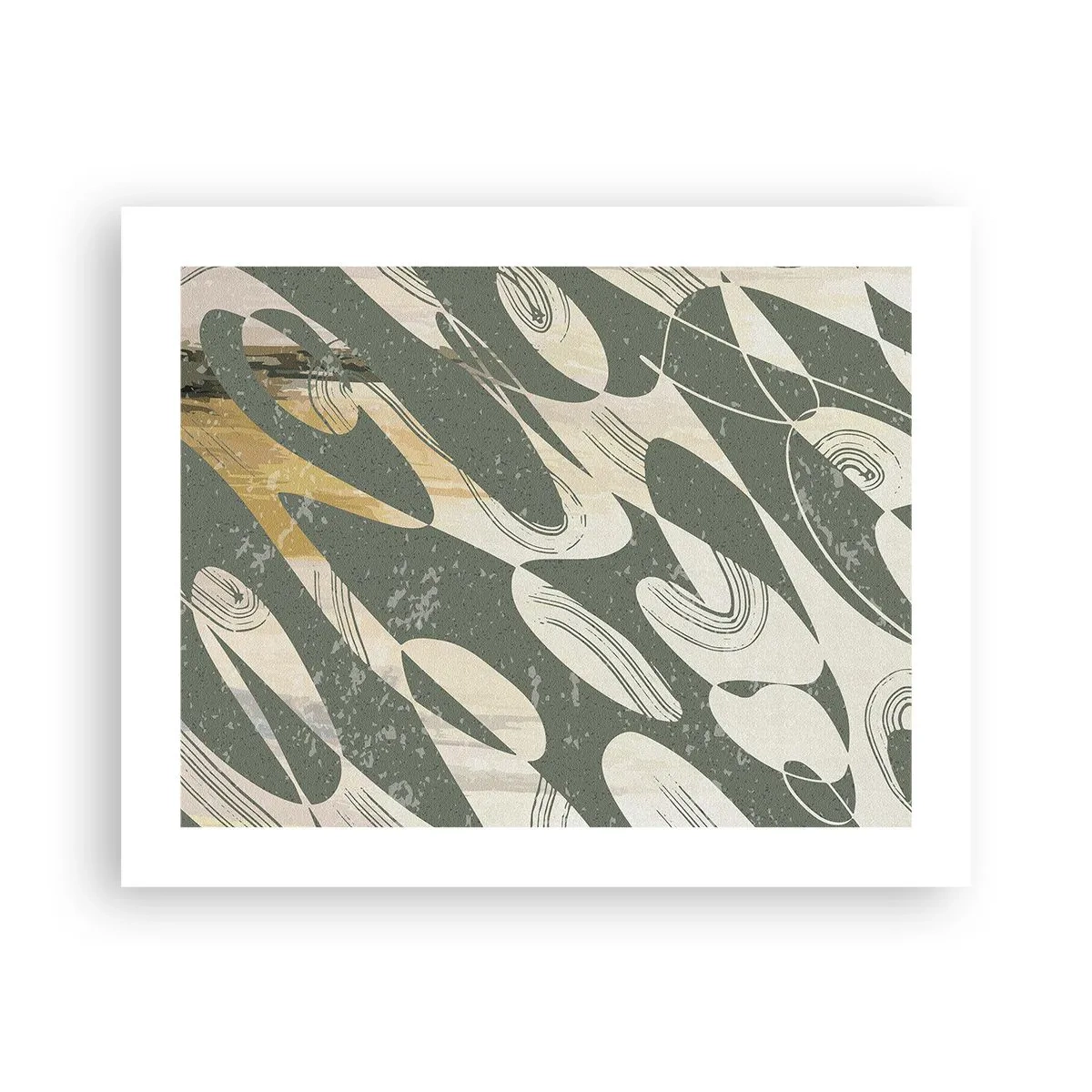 Poster - Ritmische abstractie - 50x40 cm