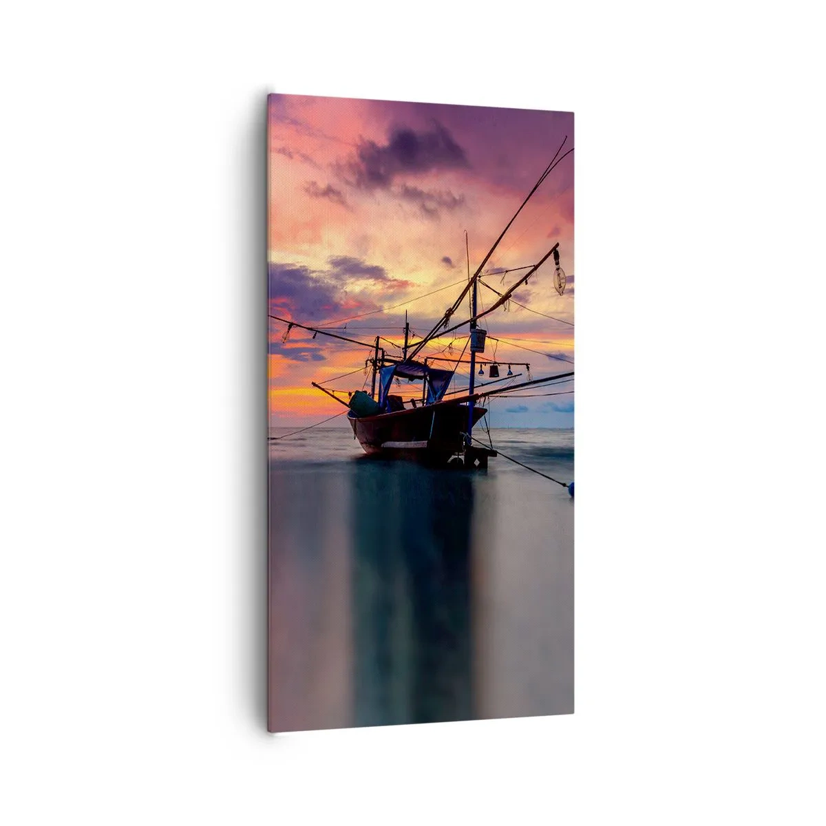 Schilderen op canvas - Exotische avond - 65x120 cm