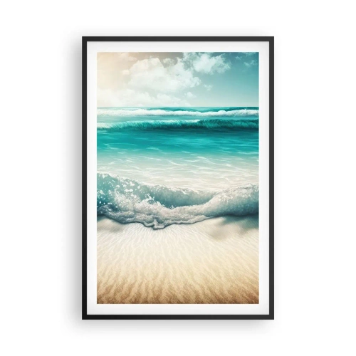 Poster in een zwarte lijst - De vrede van de oceaan - 61x91 cm