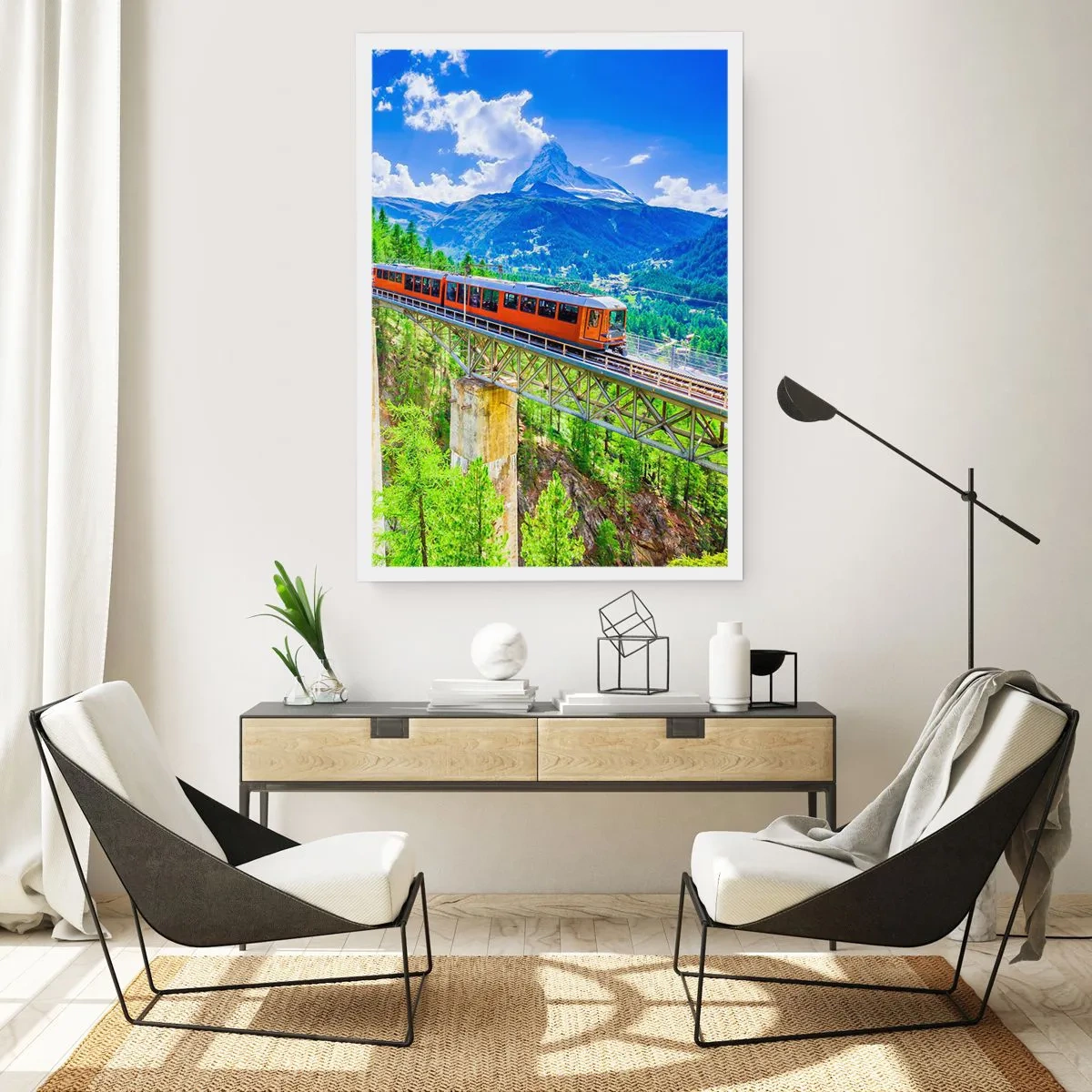 Poster - Het is tijd voor de Alpen - 61x91 cm