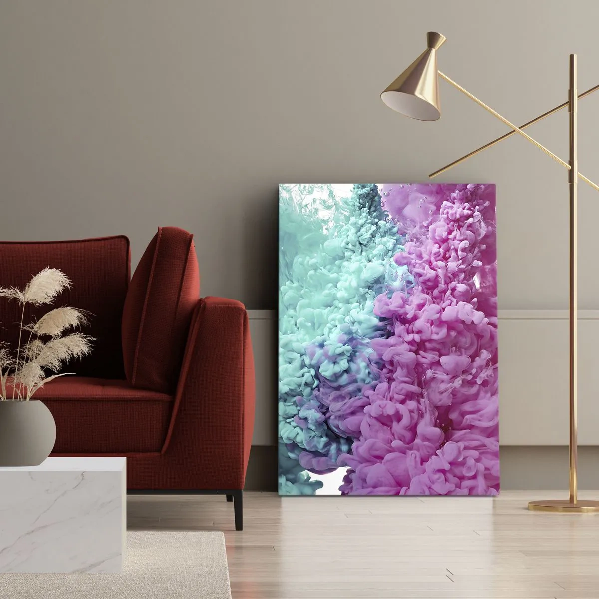 Schilderen op canvas - Laatst gevecht - 45x80 cm