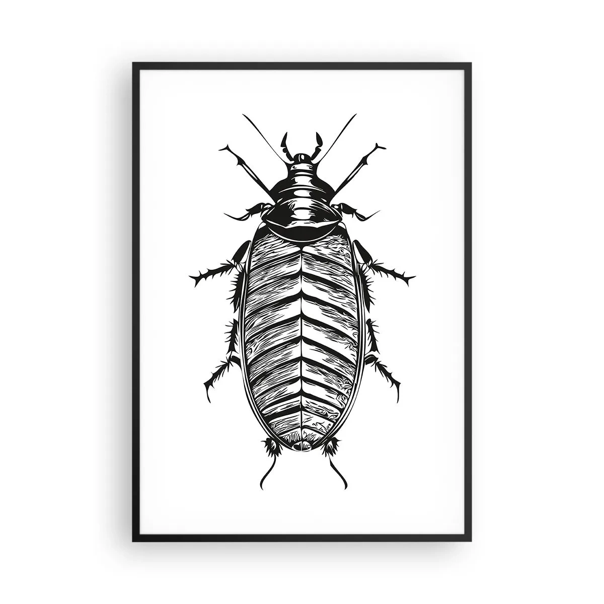 Poster in een zwarte lijst - Wat een exemplaar! - 70x100 cm