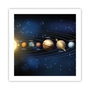 Poster - Een van de tien - 50x50 cm