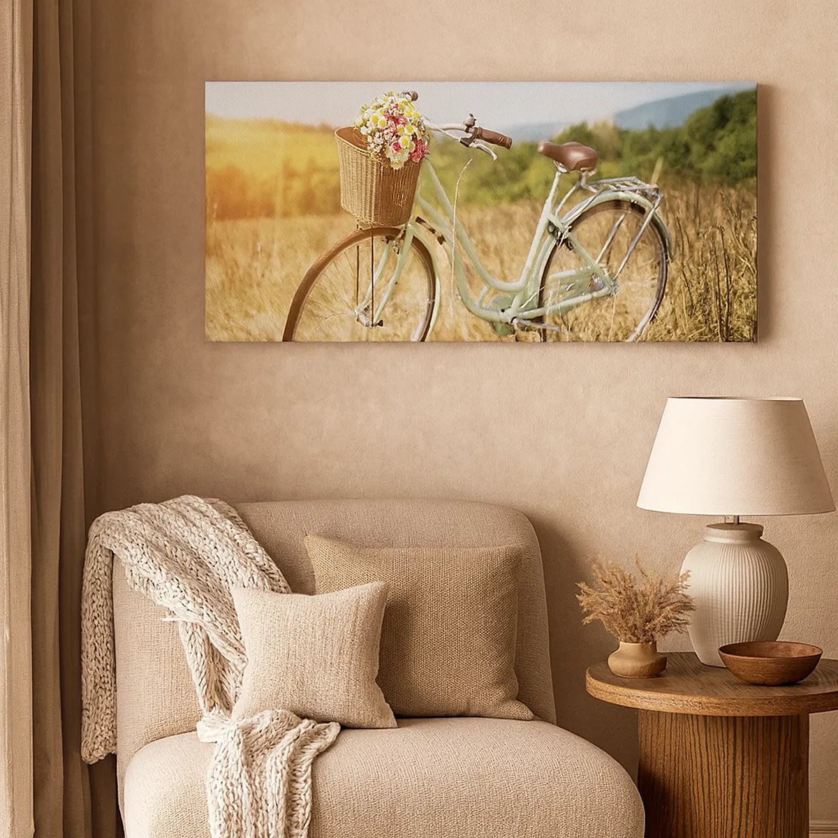 Schilderen op canvas - Ik blijf hier nog even - 30x30 cm