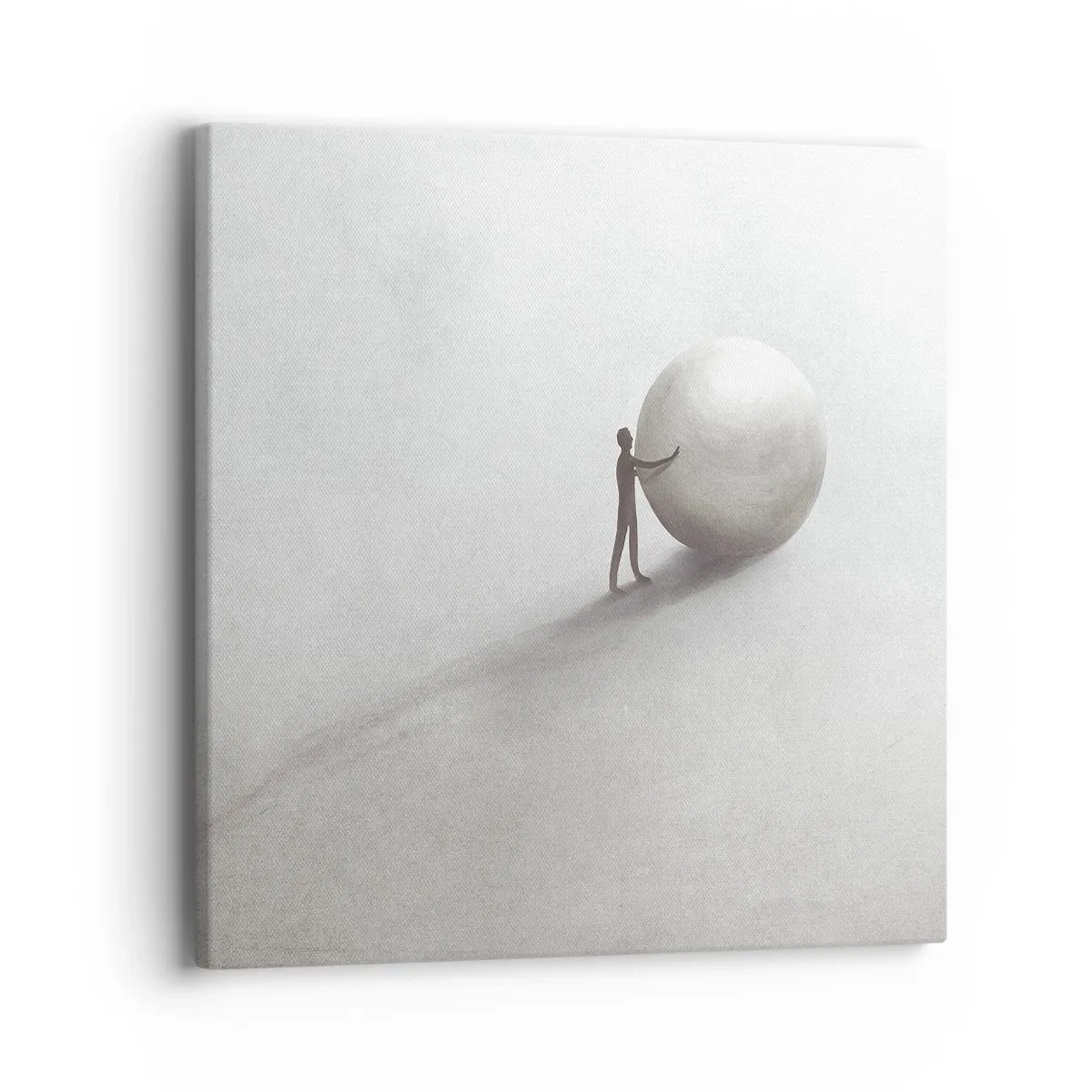 Schilderen op canvas - Het spel van het leven - 40x40 cm