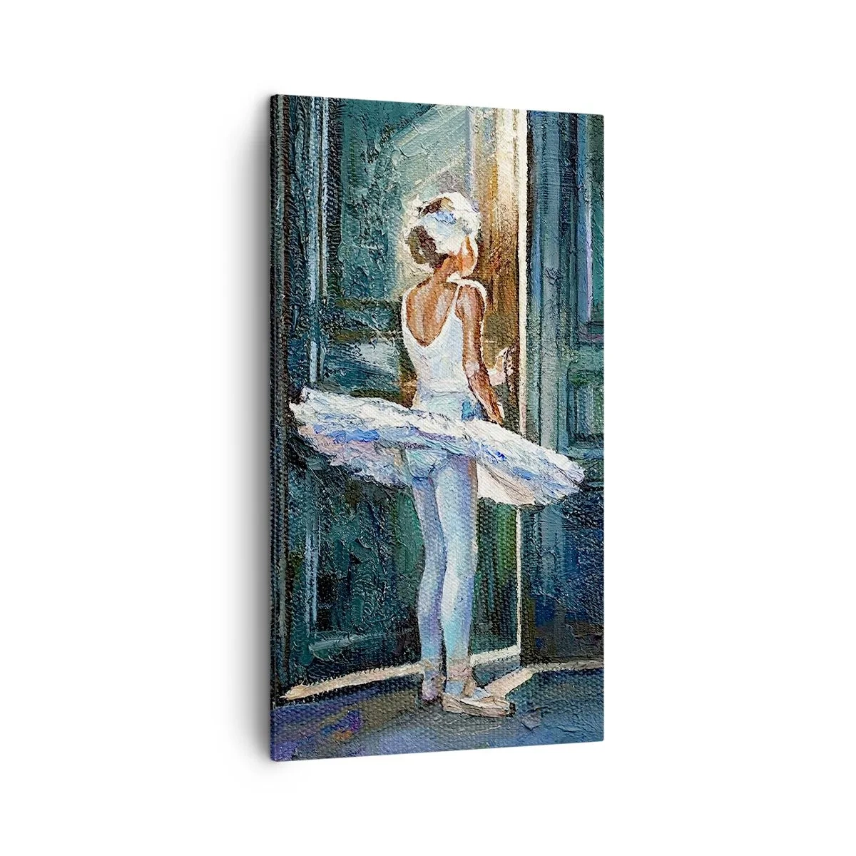 Schilderen op canvas - Vóór de show-off - 45x80 cm