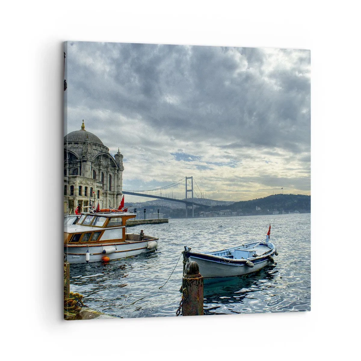 Schilderen op canvas - Op de grens van de werelden - 50x50 cm