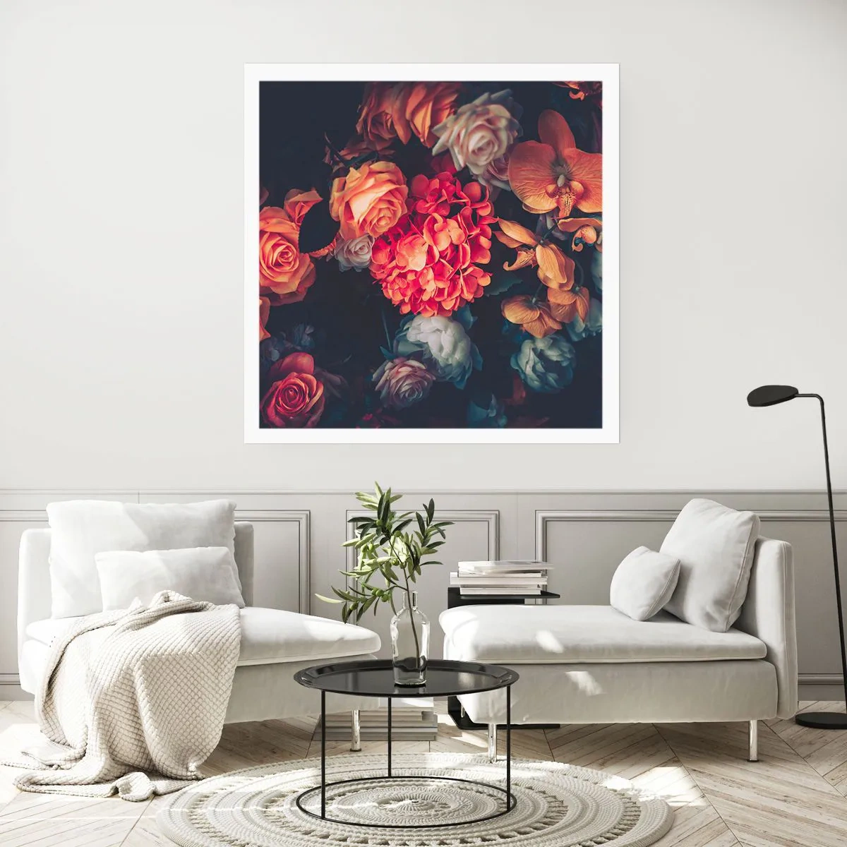 Poster - Zoals bij de Hollandse meesters - 40x40 cm