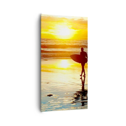 Schilderen op canvas - De terugkeer van de krijger - 65x120 cm