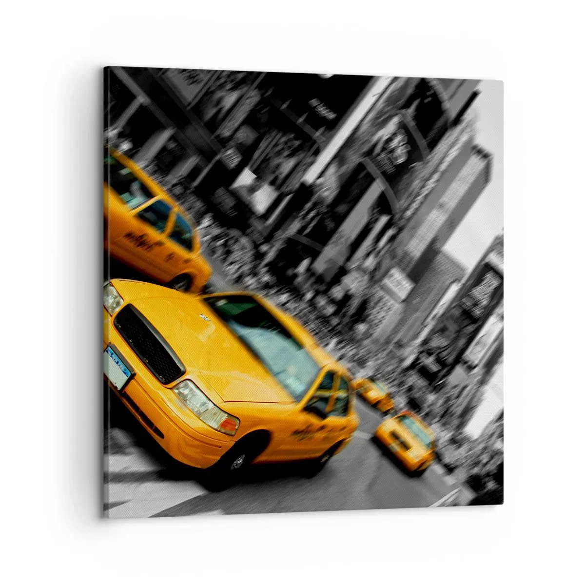 Schilderen op canvas - New York City druppels zonneschijn - 50x50 cm