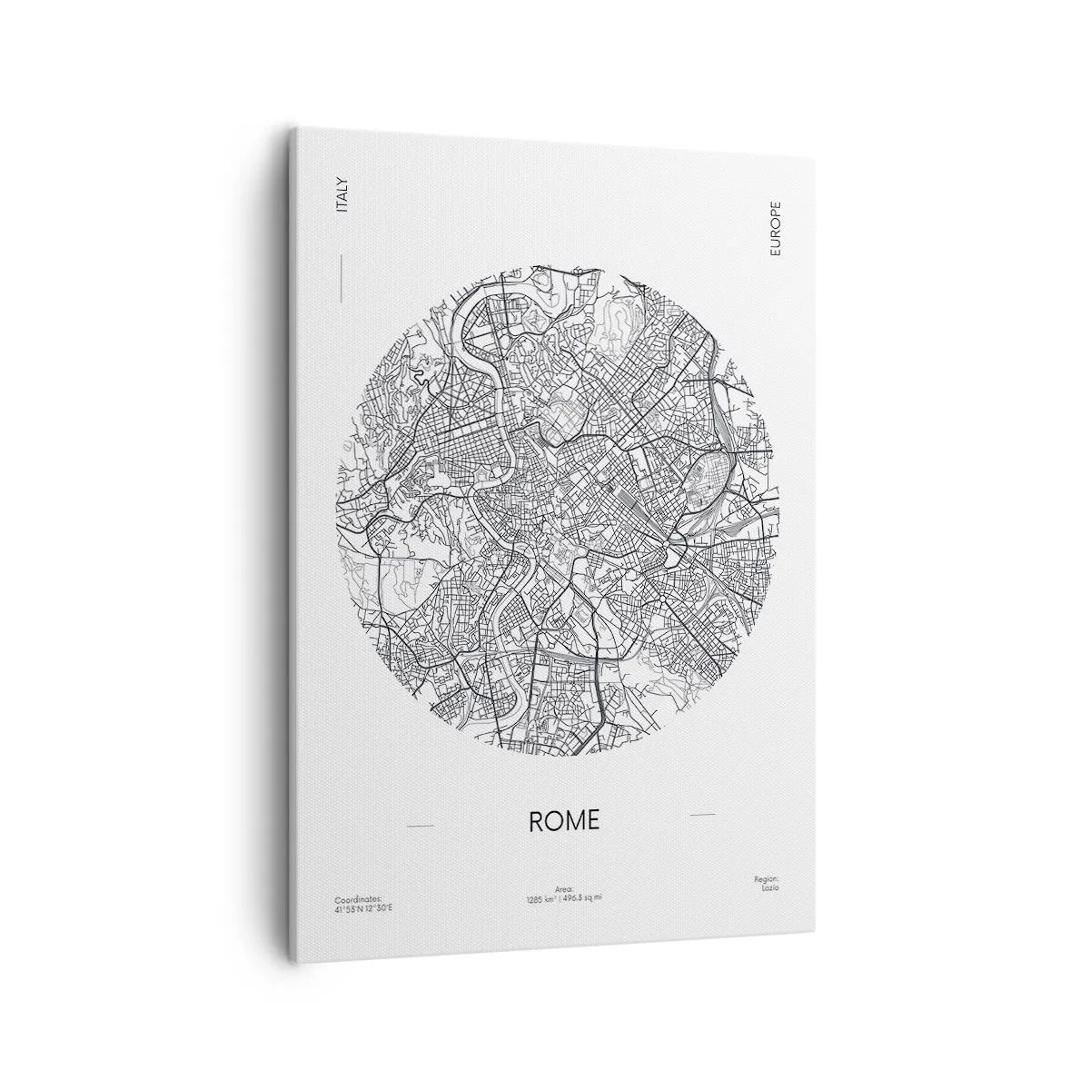 Schilderen op canvas - Anatomie van Rome - 50x70 cm