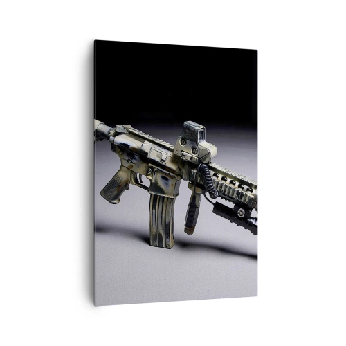 Schilderen op canvas - Altijd dreigend - 70x100 cm