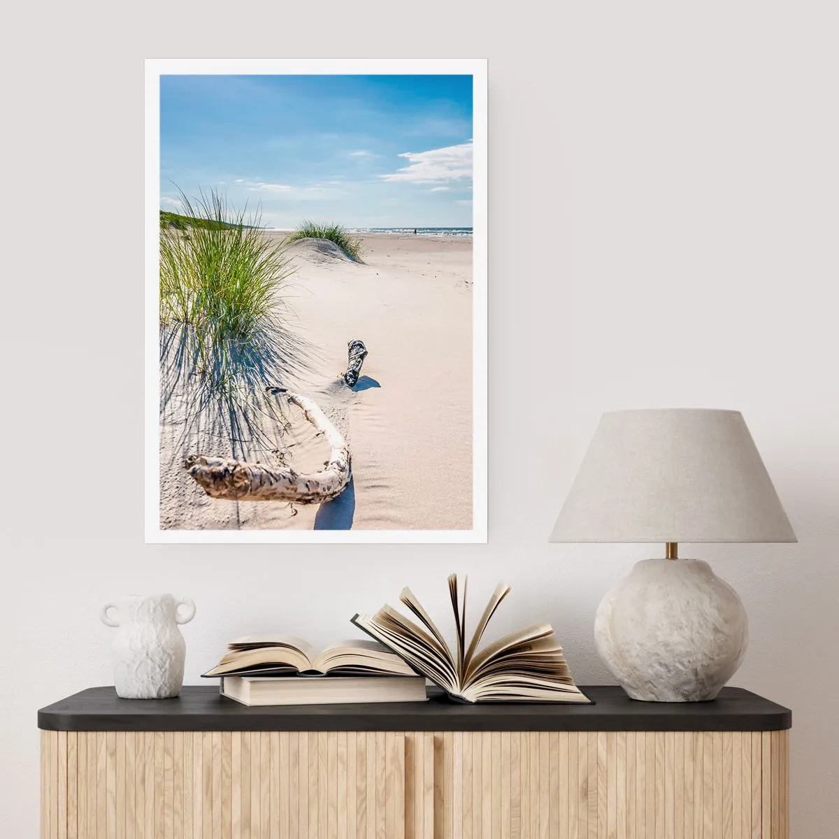 Poster - De mooiste zandstrand? Oostzee-strand - 50x70 cm