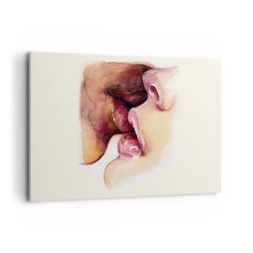 Schilderen op canvas - Zoals dag en nacht, aarde en lucht - 100x70 cm