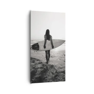 Schilderen op canvas - De dochter van de zeegolf - 65x120 cm