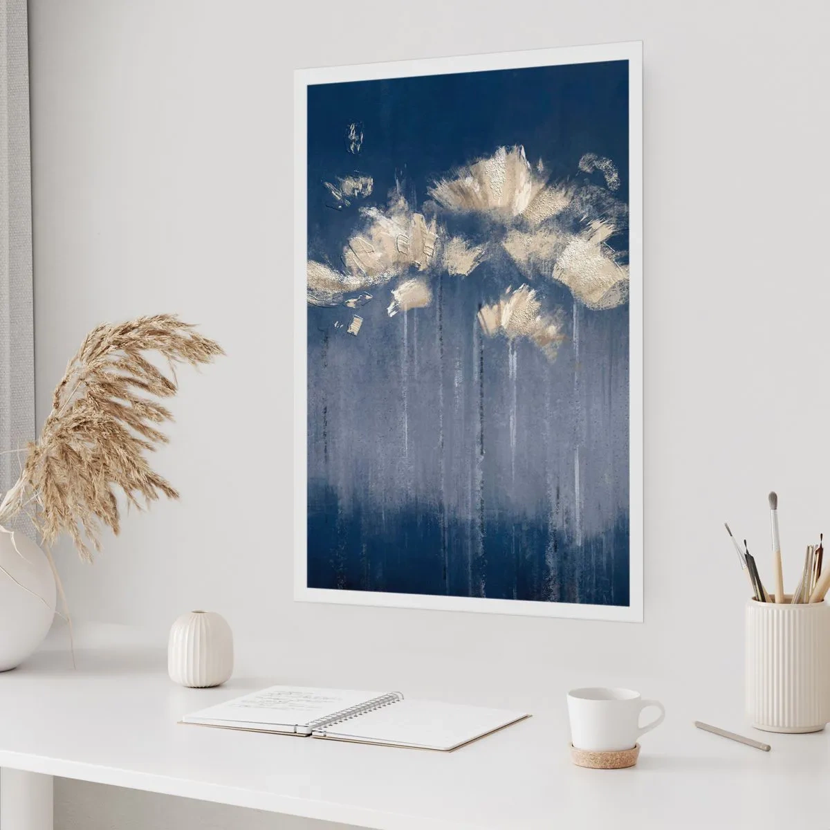 Poster - Als bloemblaadjes in de wind - 61x91 cm