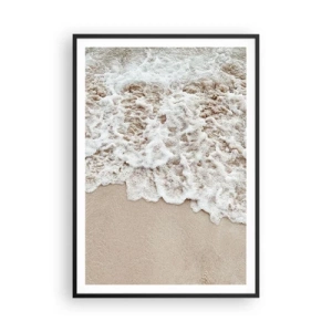 Poster in een zwarte lijst - Ben zo terug - 70x100 cm