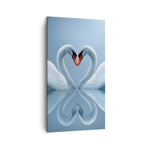 Schilderen op canvas - Tijd voor liefde - 45x80 cm