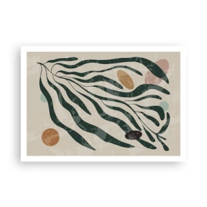 Poster - Tussen het groen - 100x70 cm