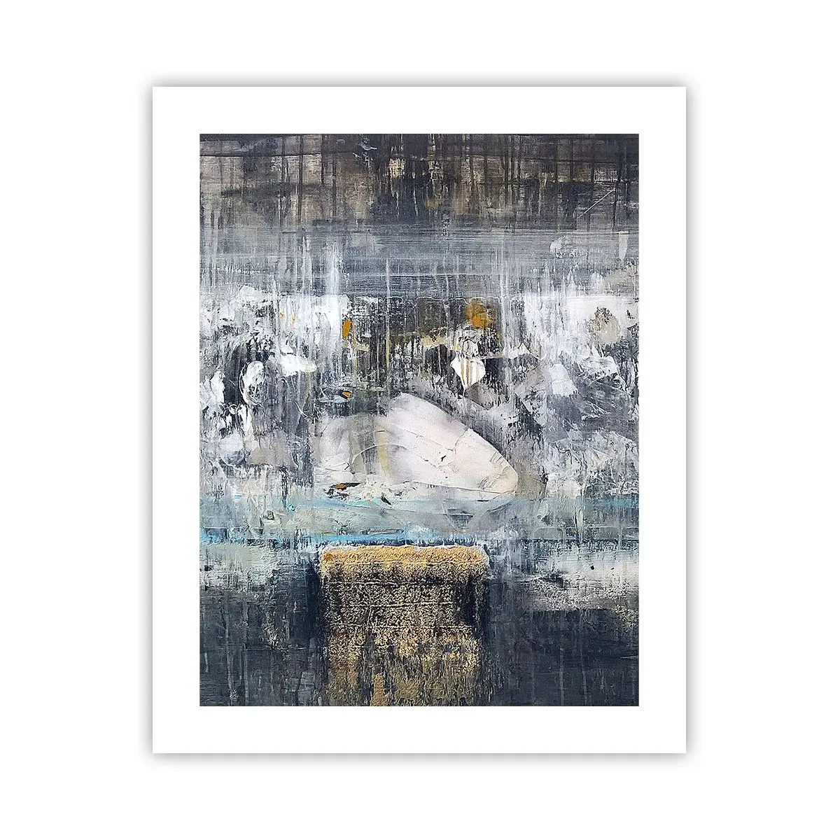 Poster - Als op ijs, als zo moeizaam - 40x50 cm