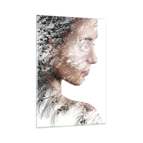 Schilderen op glas - De geest van het bos - 80x120 cm