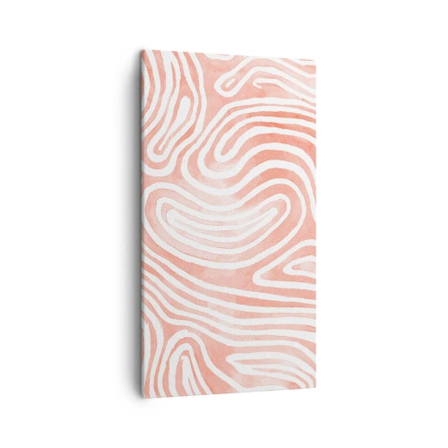 Schilderen op canvas - In het koraallabyrint - 45x80 cm