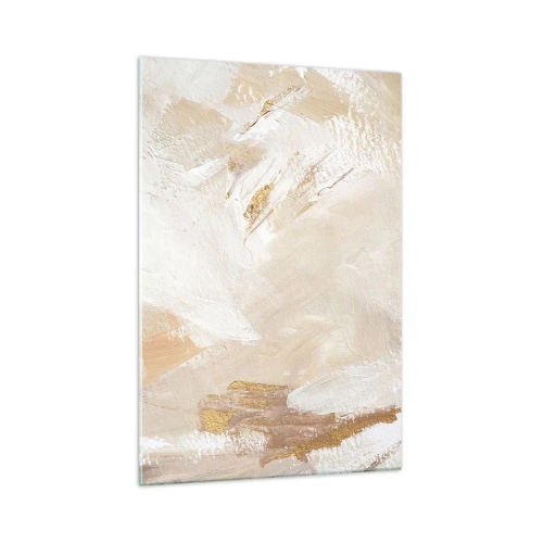 Schilderen op glas - Pastelkleurige compositie - 70x100 cm