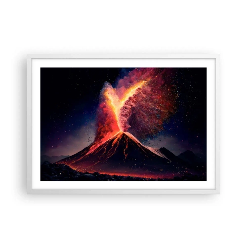 Poster in een witte lijst - Schoonheid en verschrikking - 70x50 cm