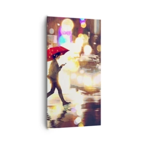 Schilderen op canvas - Toch zonnig - 65x120 cm