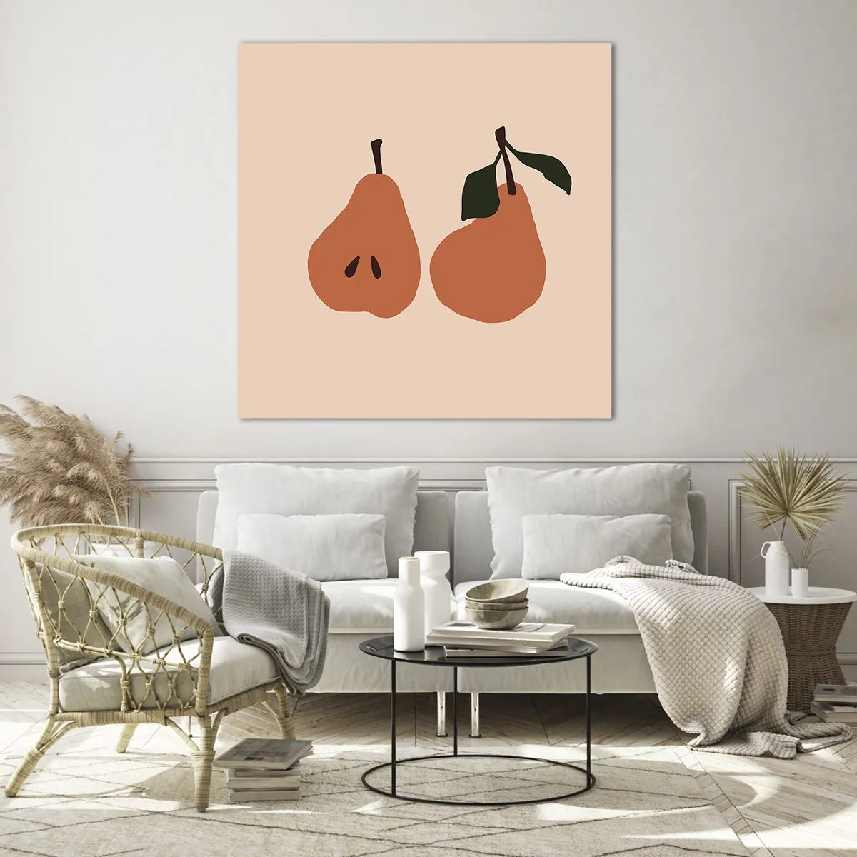 Schilderen op glas - Zoetheid zelf - 60x60 cm