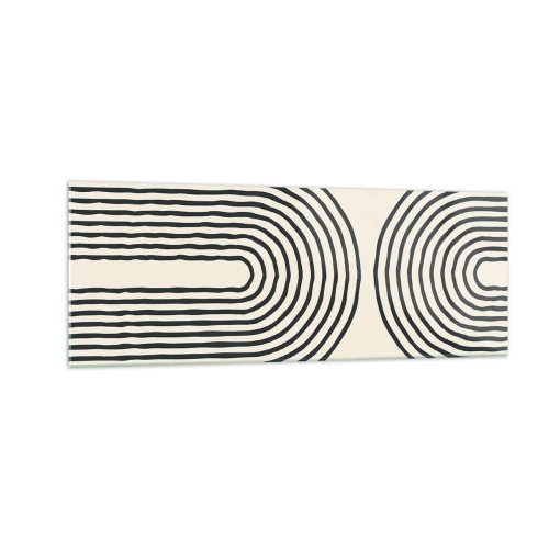 Schilderen op glas - In een ogenblik ... - 140x50 cm