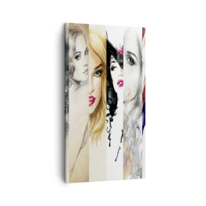 Schilderen op canvas - En jij bent het altijd - 45x80 cm