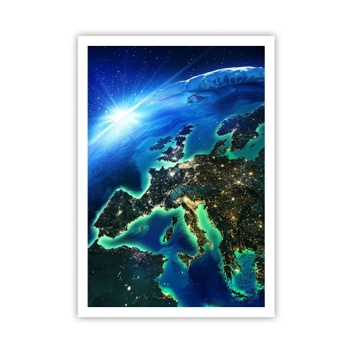Poster - Sprankelend Europa - 70x100 cm